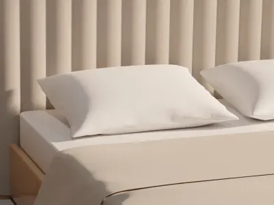 Bed 01 Free low-poly 3D model