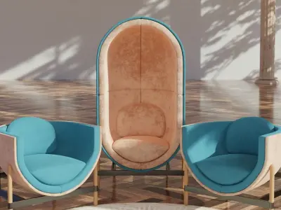 Capsule Chair  Free 3D model