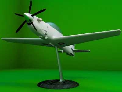 Replica of the A-29 Super Tucano aircraft 3D print model