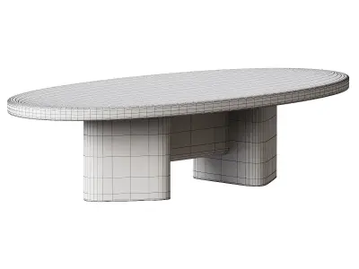 Modern Fishes 18 Coffee Table 3D model