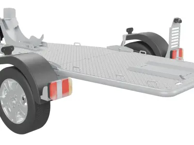 Motorcycles Trailer 3D model