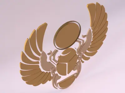 Egyptian Symbols - 021 Low-poly 3D model