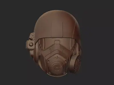 NCR VETERNA FALLOUT HELMET PRINTABLE VERSION STL 3D print model