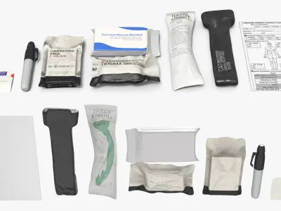 AFAK Medical Supply Set 3D model
