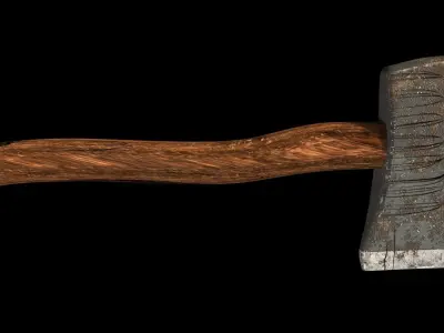 AXE LOW POLY MODEL Low-poly 3D model