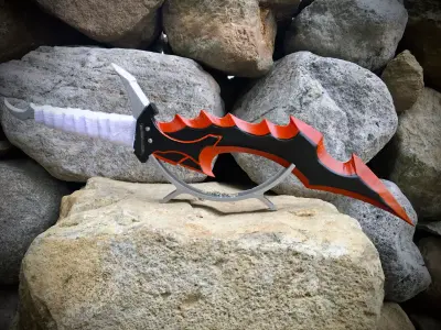 knight slayer dagger 3D model