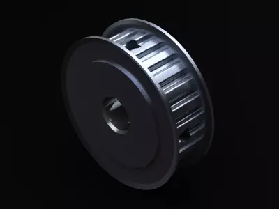 Timing Pulley MOD 24XL037-3FA5 Low-poly 3D model