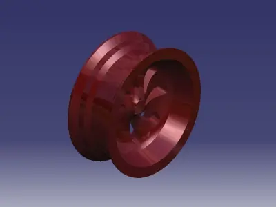 car wheel Free 3D model