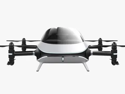 Autonomous Flying Taxi 3D model