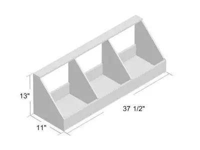 Coburn Triple Nesting Box 3D model