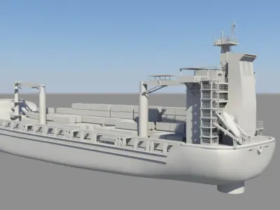 ship 3D model
