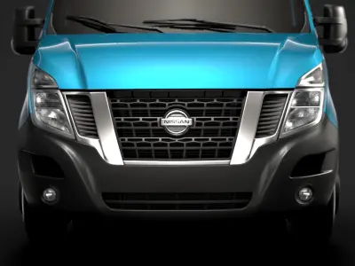 Nissan NV400 SingleCab DW E20 Chassis 2014 3D model