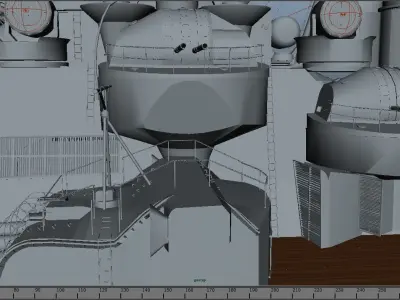 batle shep SenkanYamato 3D model