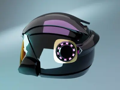 motorcycle helmet Free 3D model