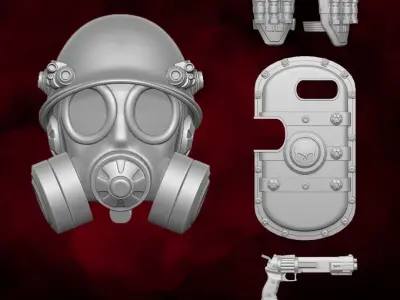 Deathrider Kit 3D printable files for Action Figures 3D print model