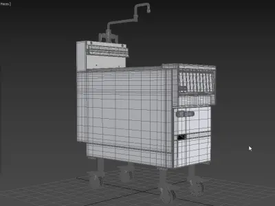 Commercial Pasta Cookers Rinse Station Pitco SSRS14 3D model