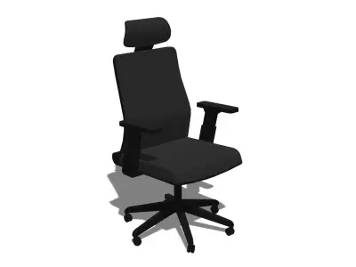Office Chair Free low-poly 3D model 3