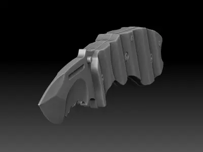 Combat Tactical Knife Printable 2 3D print model