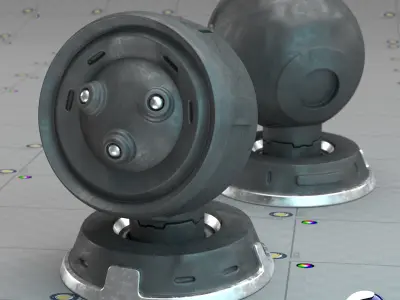 shader ball 3D model
