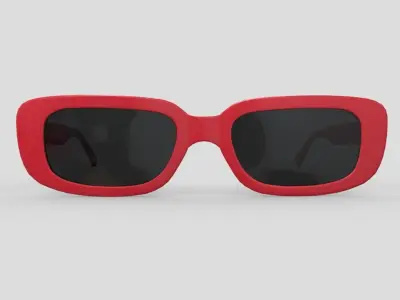 Sunglasses 3 Low-poly 3D model