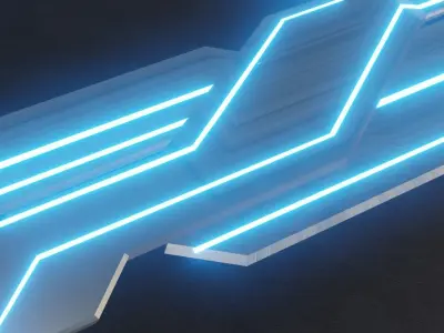 StarSaber Sword 3D model