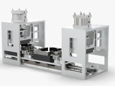 Automatic Square Battery Size Measuring Machine 3D model