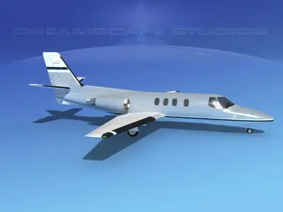 Cessna 500 Citation I V07 3D model