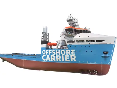 Offshore Carrier Stock 3D model