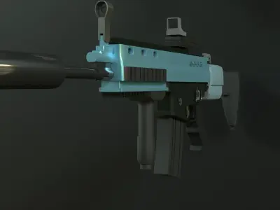 FN SCAR Rifle Free 3D model