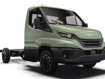 Iveco Daily Single Cab L2 Chassis 2024 3D model