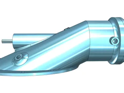 WATER JET PROPULSION UNIT HAMILTON WATER JET THRUSTER 3D print model