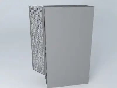 Huawei Cabinet with E9000 Server Hosting Platform Free 3D model