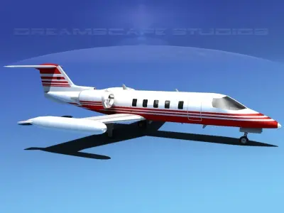 Gates Bombardier Learjet 35 V03 3D model