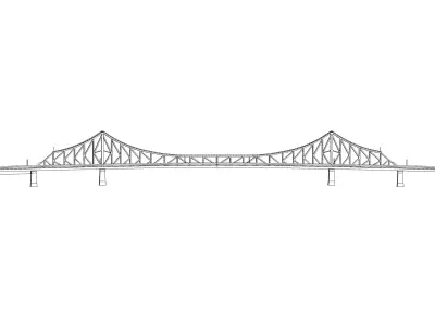 Story Bridge Low-poly 3D model