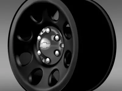 Chevrolet Tahoe Police rim 3D model