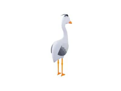 Character301 Heron 3D model