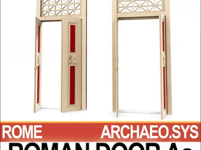 Roman Door Aa 3D model