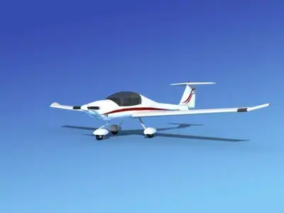 Daimond DA-20 Katana V04 3D model