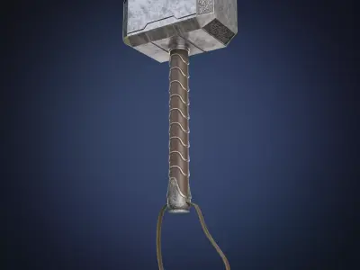 Marvels Mjolnir 3D model