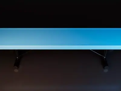 Park Bench Free low-poly 3D model 4