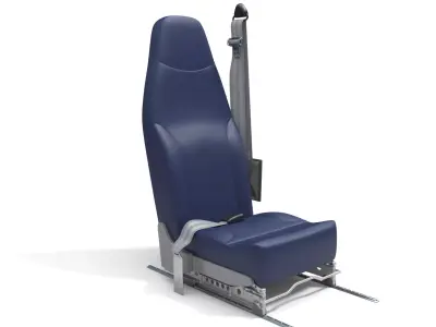 Aircraft Seat 4 3D model