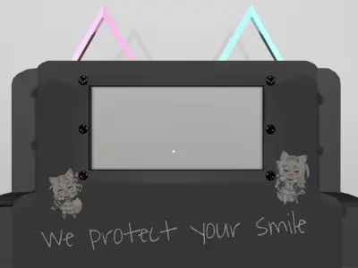 Fuwamoco Riot Shield 3D model