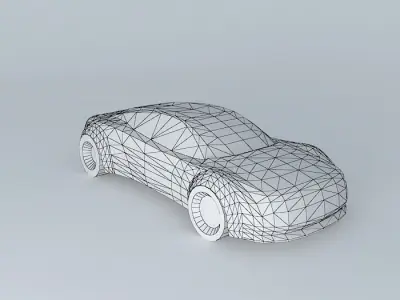 NEG sport car template Free 3D model
