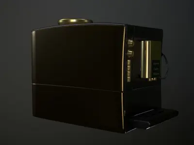 Coffee Maker Low-poly 3D model