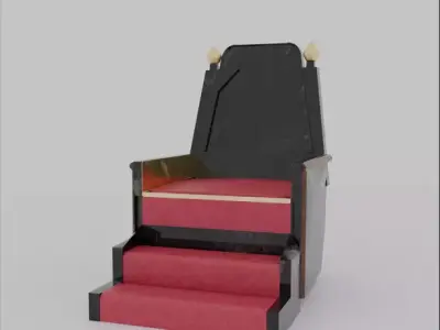 Royal Throne 3D Model 3D model