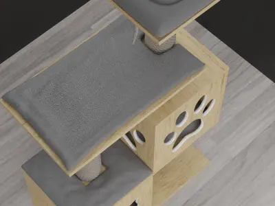 Cat Tree Free 3D model