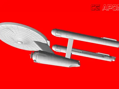 USS Enterprise NCC 1701 3D print model