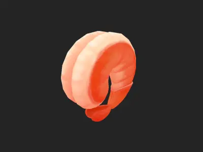 Shrimp human egg 3D model