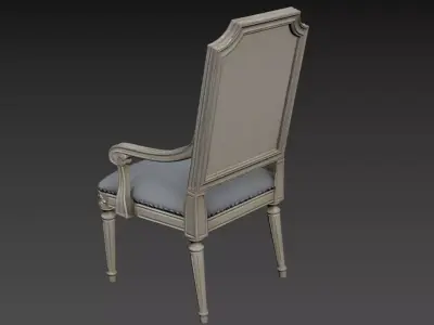 132- Chinese Style Scene - Free 3D Model of Chair 2 Free 3D model