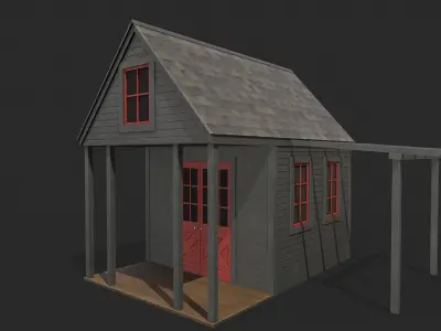 Garden Cabin 5 3D model